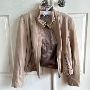 Calvin Klein Tan Leather Jacket
